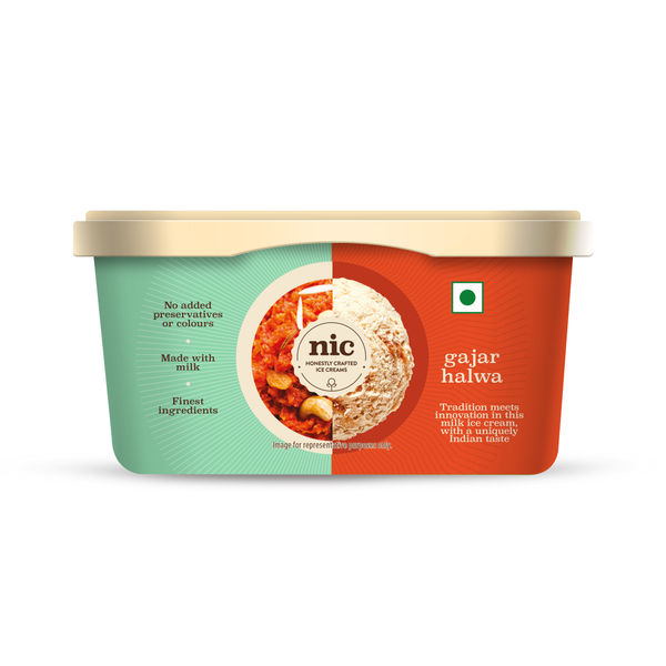 Nic Gajar Halwa Ice Cream Buy online at ₹317 near me